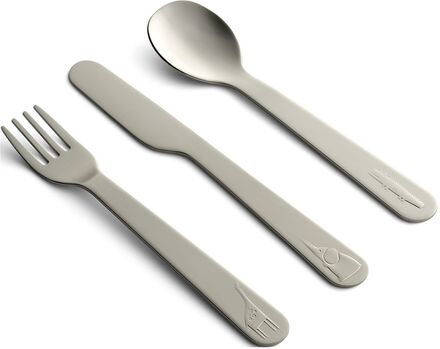 Nadine Cutlery Set Home Meal Time Cutlery Silver Liewood