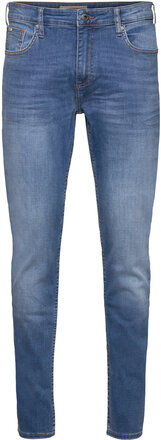 Superflex Tapered Fit Jeans Bottoms Jeans Tapered Blue Lindbergh