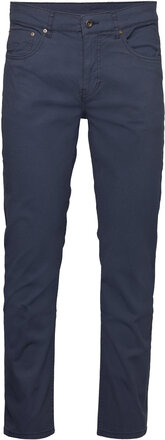 Aop 5 Pocket Pants Bottoms Trousers Chinos Blue Lindbergh