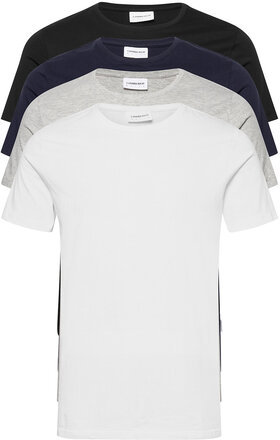 4Pk Basic Tee S/S T-shirts Short-sleeved Lindbergh*Betinget Tilbud