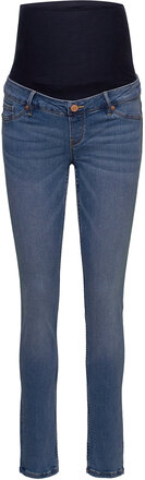 Trousers Denim Mom Clara Blue Bottoms Jeans Slim Blue Lindex
