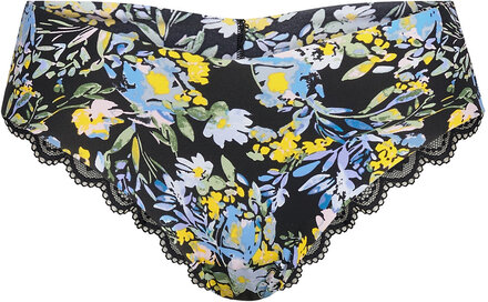 Brief Brazilian Reg Inv Flowe Lingerie Panties Brazilian Panties Multi/mønstret Lindex*Betinget Tilbud