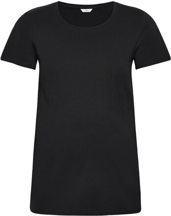 Top Mom Vega Tops T-shirts & Tops Short-sleeved Black Lindex