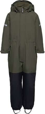 Overall Fix Functional Outerwear Coveralls Snow-ski Coveralls & Sets Khaki Green Lindex