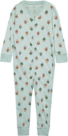 Pyjamas Acorn At Back Pyjamas Sie Jumpsuit Green Lindex