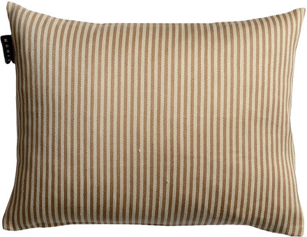 Calcio Cushion Cover Home Textiles Cushions & Blankets Cushion Covers Brun LINUM*Betinget Tilbud