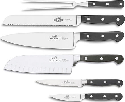 Knife Set Pluton 6-Pack Home Kitchen Knives & Accessories Knife Sets Silver Lion Sabatier