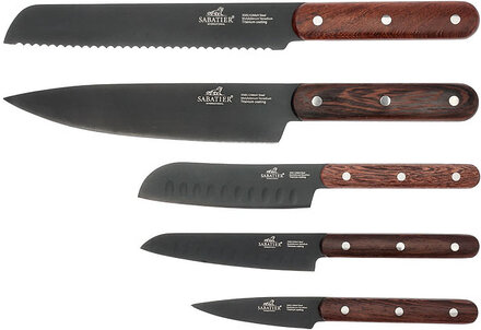 Knife Set Phenix 5-Pack Home Kitchen Knives & Accessories Knife Sets Black Lion Sabatier