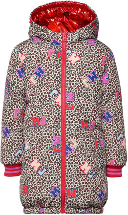 Reversible Puffer Jacket Fodrad Jacka Multi/patterned Little Marc Jacobs