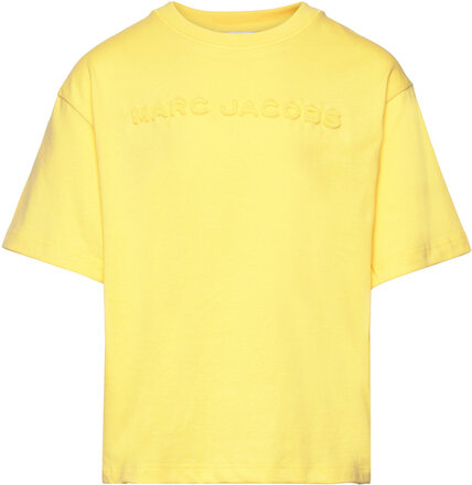Short Sleeves Tee-Shirt Tops T-Kortærmet Skjorte Yellow Little Marc Jacobs