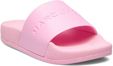 Aqua Slides Slippers Hjemmesko Pink Little Marc Jacobs