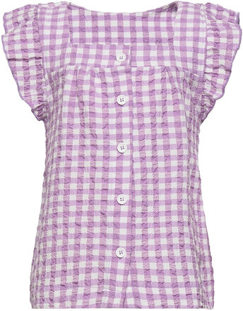 Lpmardy Cs Top Shirts Short-sleeved Shirts Multi/mønstret Little Pieces*Betinget Tilbud