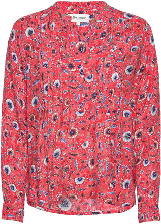 Helena Shirt Bluse Langermet Multi/mønstret Lollys Laundry*Betinget Tilbud