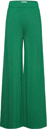 Agadir Pants Bottoms Trousers Wide Leg Green Lollys Laundry