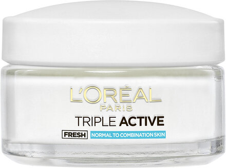 L'oréal Paris Triple Active Day Cream Normal To Combination Skin 50 Ml Dagkräm Ansiktskräm Nude L'Oréal Paris