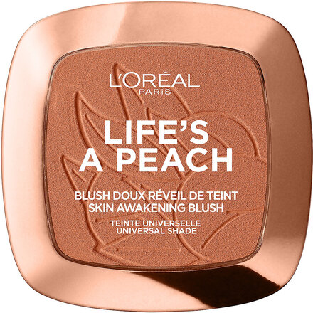 L'oréal Paris Blush Of Paradise 01 Life Is A Peach Bronzer Solpuder Pink L'Oréal Paris