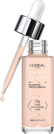 L'oréal Paris True Match Nude Plumping Tinted Serum 0.5-2 Very Light Foundation Sminke L'Oréal Paris*Betinget Tilbud