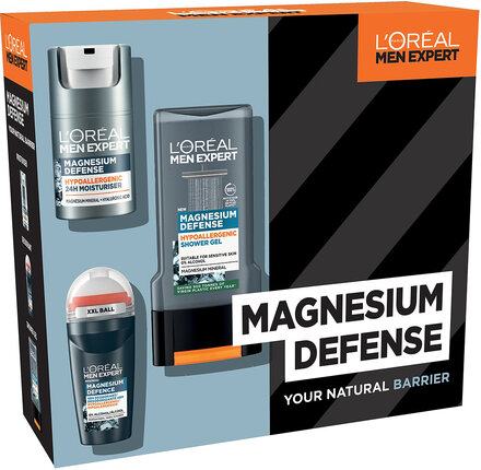 L'oréal Paris Men Expert Magnesium Defense Gift Set Beauty MEN ALL SETS Multi/mønstret L'Oréal Paris*Betinget Tilbud