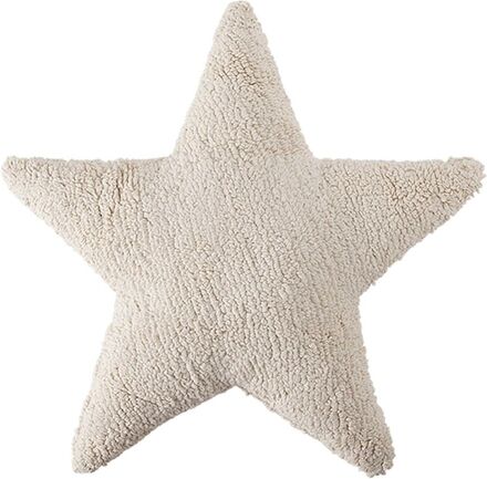 Cushion Star Beige Home Kids Decor Cushions Beige Lorena Canals*Betinget Tilbud