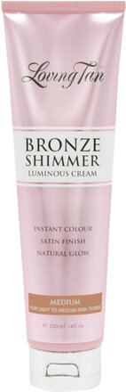 Bronze Shimmer Luminous Cream Medium 120Ml Beauty Women Skin Care Sun Products Self Tanners Lotions Loving Tan