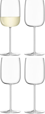 Borough Wine Glass Set 4 Home Tableware Glass Wine Glass White Wine Glasses Nude LSA International