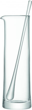 Gin Cocktail Jug & Stirrer Home Tableware Jugs & Carafes Wine Carafes & Decanters Nude LSA International*Betinget Tilbud