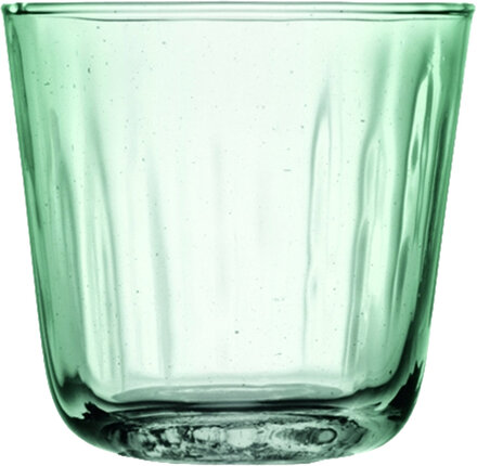 Mia Tumbler Recycled/Part Optic Set 4 Home Tableware Glass Drinking Glass Grønn LSA International*Betinget Tilbud
