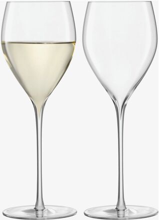 Savoy White Wine Glass Set 2 Home Tableware Glass Wine Glass White Wine Glasses Nude LSA International
