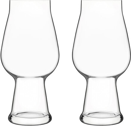 Ølglas Ipa/Ale Birrateque Home Tableware Glass Beer Glass Nude Luigi Bormioli