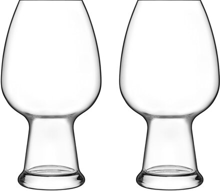 Ølglass Hvete Birrateque Home Tableware Glass Beer Glass Nude Luigi Bormioli*Betinget Tilbud