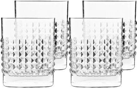 Vannglass/Whiskyglass Mixology Elixir 38 Cl 4 Stk. Home Tableware Glass Whiskey & Cognac Glass Nude Luigi Bormioli*Betinget Tilbud