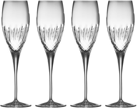 Champagneglas Diamante Home Tableware Glass Champagne Glass Nude Luigi Bormioli