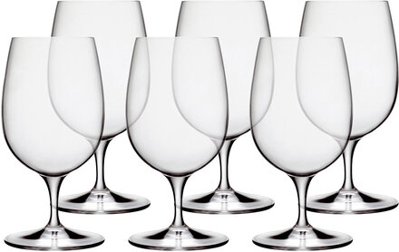 Vannglass På Fot Palace 32 Cl 6 Stk. Klar Home Tableware Glass Whiskey & Cognac Glass Nude Luigi Bormioli*Betinget Tilbud