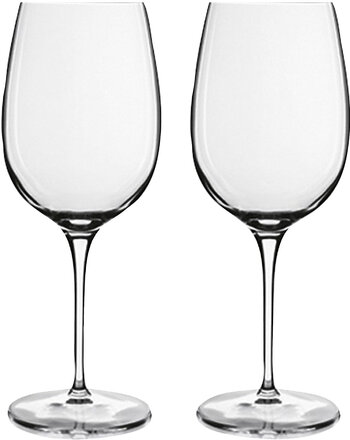 Rødvinsglass Ricco Vinoteque 59 Cl 2 Stk. Klar Home Tableware Glass Wine Glass Red Wine Glass Nude Luigi Bormioli*Betinget Tilbud