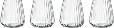 Vannglass Optica Home Tableware Glass Drinking Glass Nude Luigi Bormioli*Betinget Tilbud