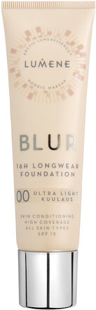 Blur 16H Longwear Spf15 Foundation 00 Ultra Light Foundation Smink LUMENE