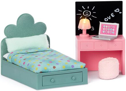 Lundby Tonårsrumset Toys Dolls & Accessories Doll House Accessories Multi/patterned Lundby