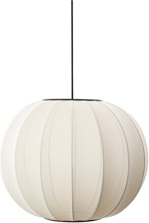 Knit-Wit 45 Round Pendant Home Lighting Lamps Ceiling Lamps Pendant Lamps White Made By Hand
