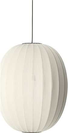Knit-Wit 65 High Oval Pendant Home Lighting Lamps Ceiling Lamps Pendant Lamps White Made By Hand