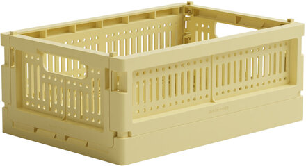 Made Crate Mini Home Storage Storage Baskets Gul Made Crate*Betinget Tilbud