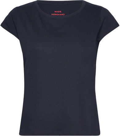 Organic Favorite Teasy Tee Tops T-shirts & Tops Short-sleeved Navy Mads Nørgaard