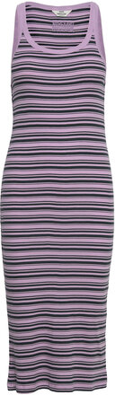 2X2 Cotton Stripe Carina Dress Dresses T-shirt Dresses Multi/mønstret Mads Nørgaard*Betinget Tilbud