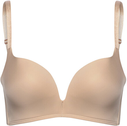 Love The Lift Lingerie Bras & Tops Plunge Bras Beige Maidenform*Betinget Tilbud