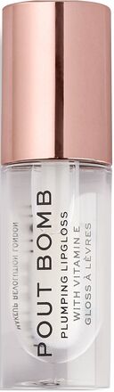 Revolution Pout Bomb Plumping Gloss Glaze Läppglans Smink Nude Makeup Revolution