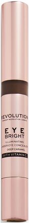 Revolution Bright Eye Concealer Deep Caramel Concealer Smink Makeup Revolution