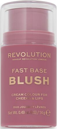 Revolution Fast Base Blush Stick Blush Beauty WOMEN Makeup Face Blush Rosa Makeup Revolution*Betinget Tilbud