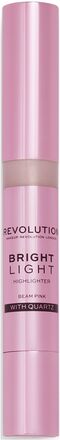 Revolution Bright Light Highlighter Beam Pink Highlighter Contour Sminke Makeup Revolution*Betinget Tilbud