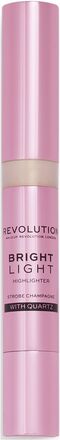Revolution Bright Light Highlighter Strobe Champagne Highlighter Contour Makeup Makeup Revolution