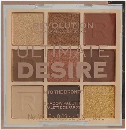 Revolution Ultimate Desire Shadow Palette Into The Bronze Øjenskyggepalet Makeup Multi/patterned Makeup Revolution