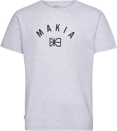 Brand T-Shirt T-shirts Short-sleeved Grå Makia*Betinget Tilbud